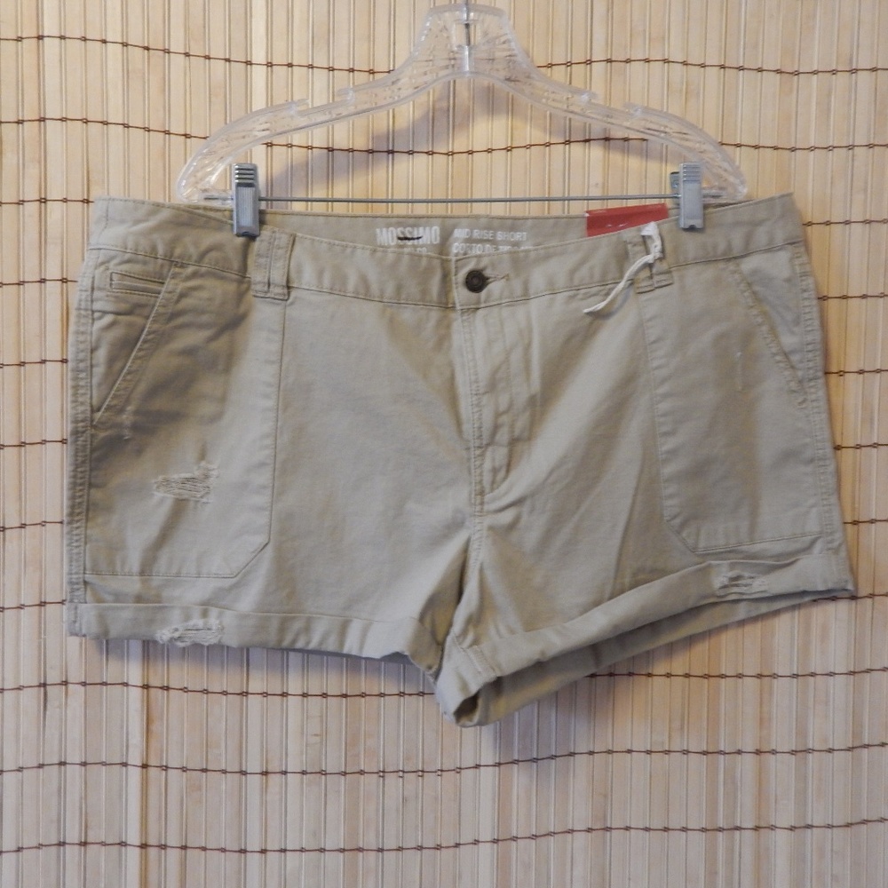 Caslon Khaki Shorts - NWT - size 18